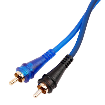 1.5FT Frosted RCA Audio Cable (BMV-BLS-1.5), 10-Pack (10 Individual Cables)