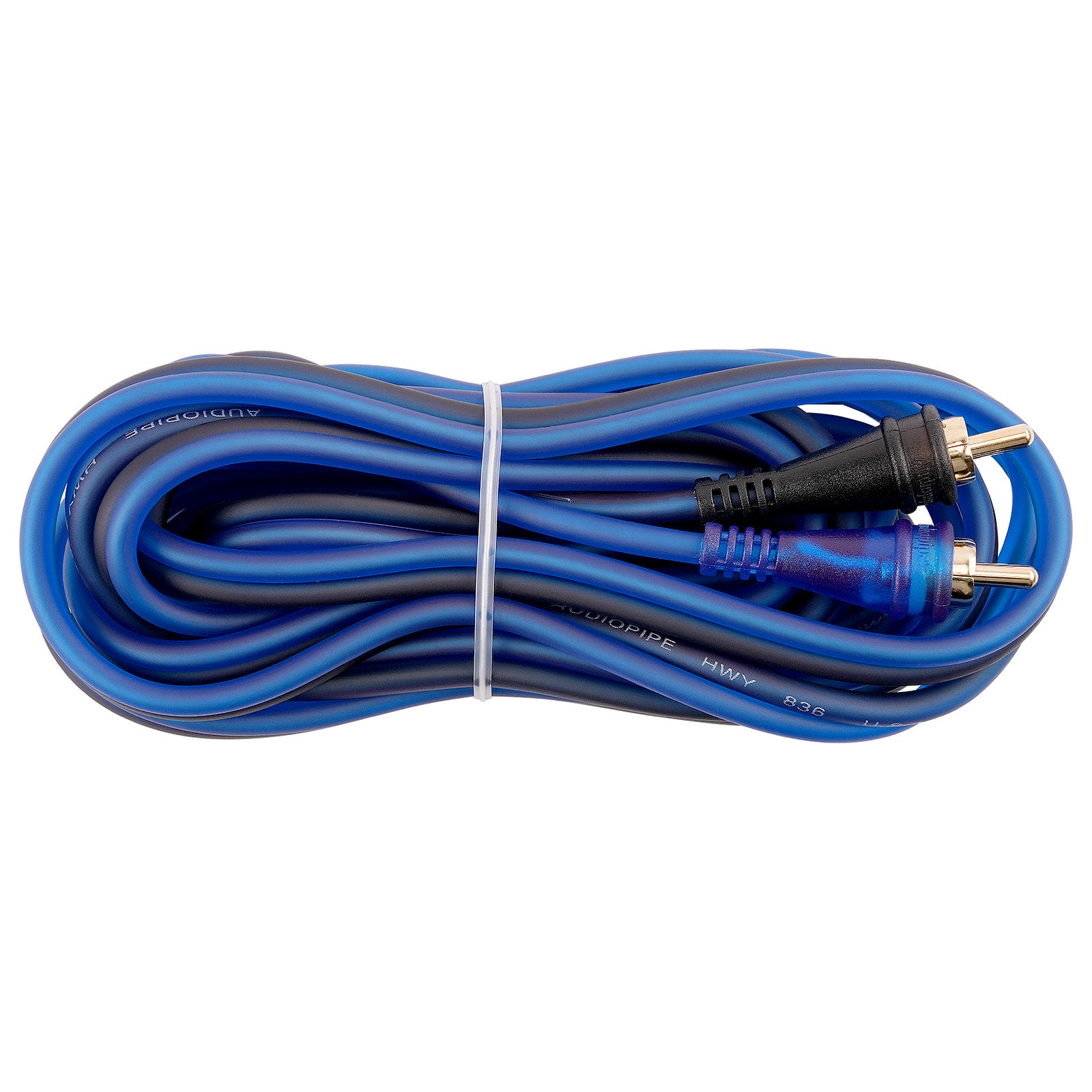 10FT Frosted RCA Audio Cable (BMV-BLS-10), 10-Pack (10 Individual Cables)