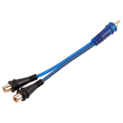 Oxygen Free Shielded “Y" RCA Audio Cable (BMV-BLS-YM-2F), 10-Pack (10 Individual Cables)
