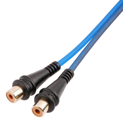 Oxygen Free Shielded “Y" RCA Audio Cable (BMV-BLS-YM-2F), 10-Pack (10 Individual Cables)