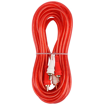 15FT Oxygen Free RCA Audio Cable (BMV-G-15), 10-Pack (10 Individual Cables)