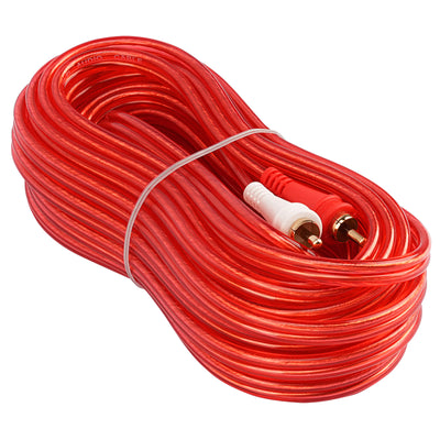 25FT Oxygen Free RCA Audio Cable (BMV-G-25), 10-Pack (10 Individual Cables)