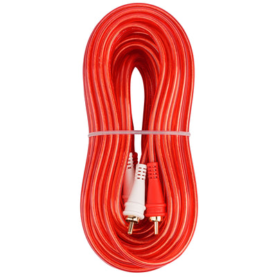 25FT Oxygen Free RCA Audio Cable (BMV-G-25), 10-Pack (10 Individual Cables)