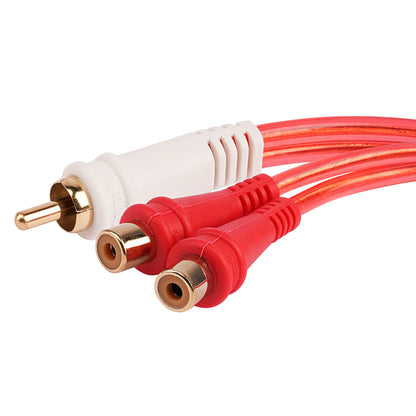Female to 2 Male Oxygen Free RCA Audio Splitter (BMV-G-YF-2M)