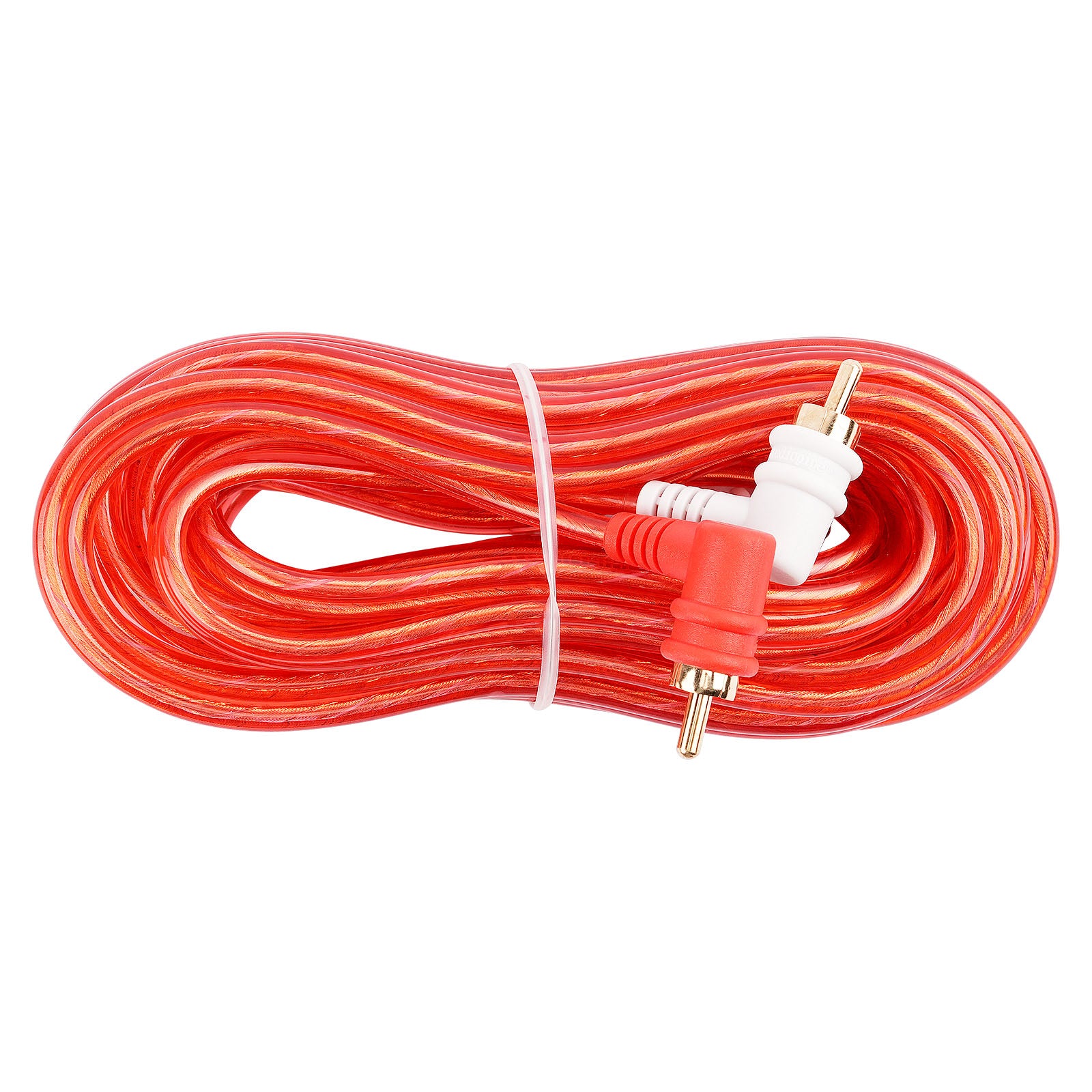 12FT Oxygen Free RCA Audio Cable With Right Angle (BMV-GRA-12), 10-Pack (10 Individual Cables)