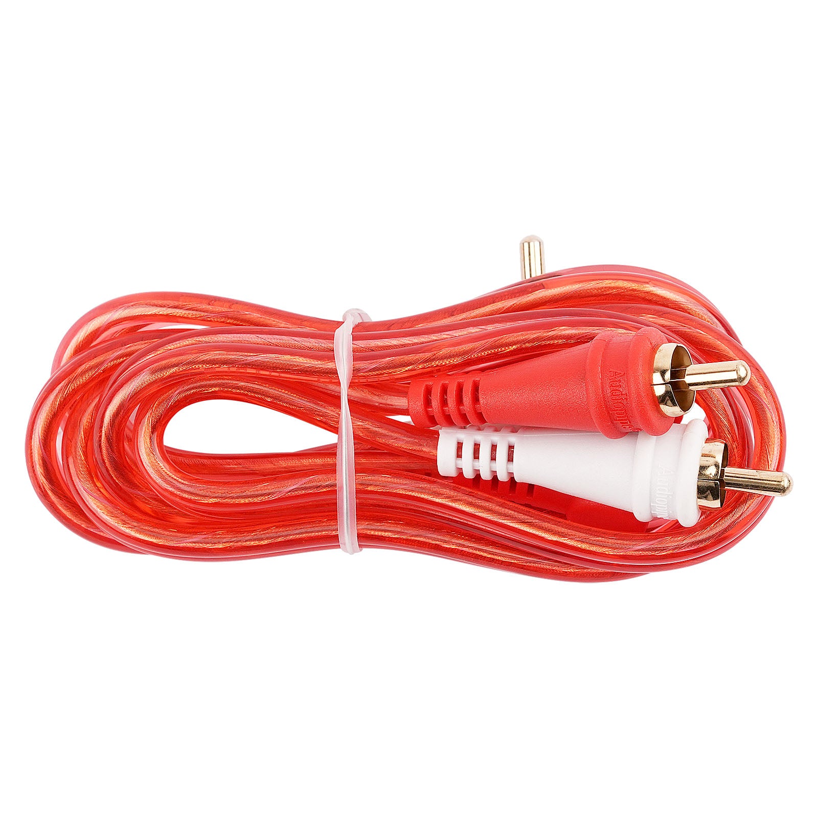 3FT Oxygen Free RCA Audio Cable With Right Angle (BMV-GRA-3), 10-Pack (10 Individual Cables)