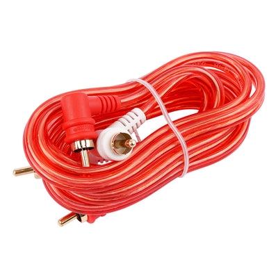 6FT Oxygen Free RCA Audio Cable With Right Angle (BMV-GRA-6), 10-Pack (10 Individual Cables)
