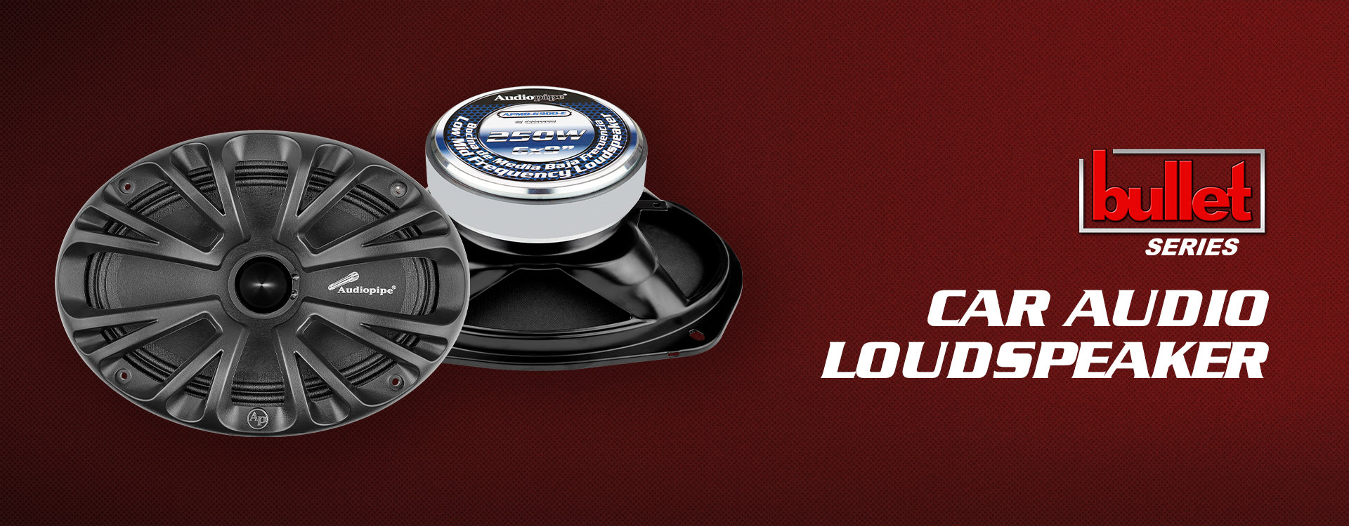 Car Audio Loudspeaker Bullet Series