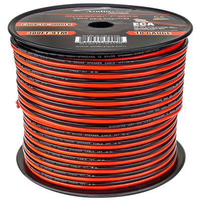 300FT 10AWG Speaker Cable (CABV-10-300 BLK)