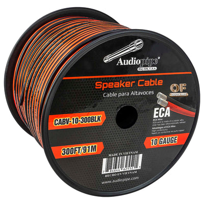 300FT 10AWG Speaker Cable (CABV-10-300 BLK)
