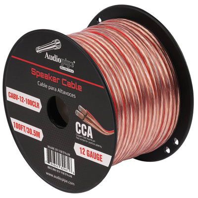 100FT 12AWG Speaker Cable (CABV-12-100CLR)