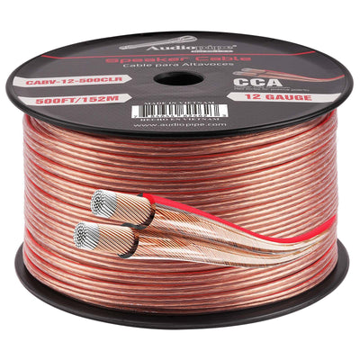 500FT 12AWG Speaker Cable (CABV-12-500CLR)