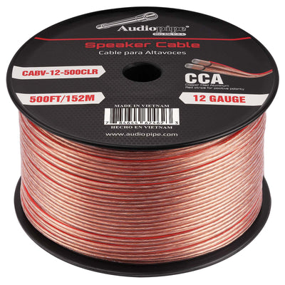 500FT 12AWG Speaker Cable (CABV-12-500CLR)