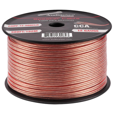500FT 12AWG Speaker Cable (CABV-12-500CLR)