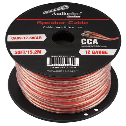 50FT 12AWG Speaker Cable (CABV-12-50CLR)
