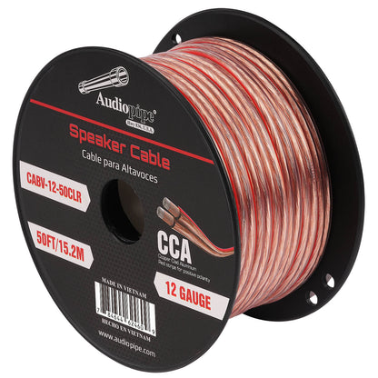 50FT 12AWG Speaker Cable (CABV-12-50CLR)