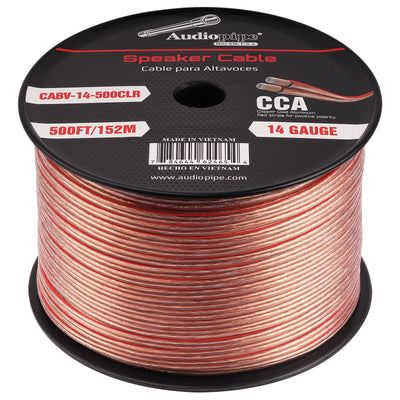 500FT 14AWG Speaker Cable (CABV-14-500CLR)