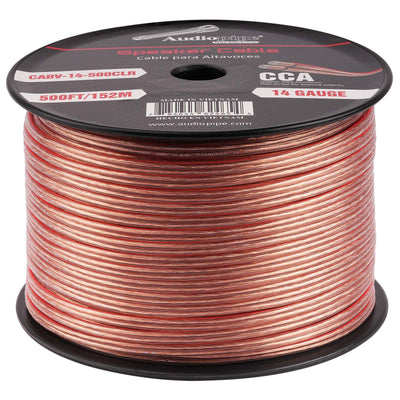 500FT 14AWG Speaker Cable (CABV-14-500CLR)