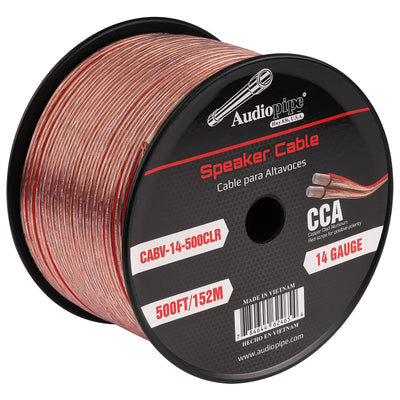 500FT 14AWG Speaker Cable (CABV-14-500CLR)
