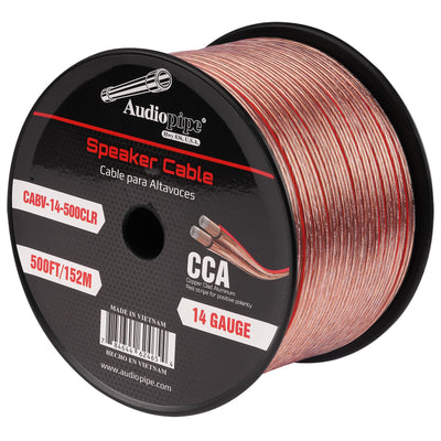 500FT 14AWG Speaker Cable (CABV-14-500CLR)