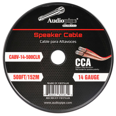 500FT 14AWG Speaker Cable (CABV-14-500CLR)