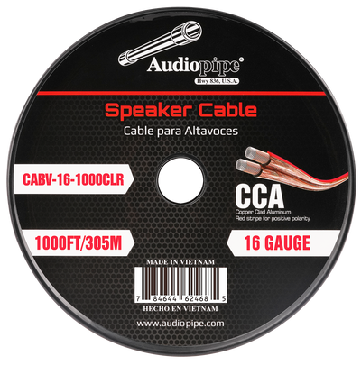 1000FT 16AWG Speaker Cable (CABV-16-1000CLR)