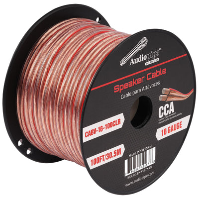 100FT 16AWG Speaker Cable (CABV-16-100CLR)