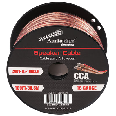 100FT 16AWG Speaker Cable (CABV-16-100CLR)