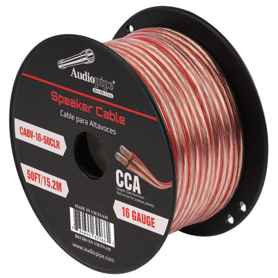 50FT 16AWG Speaker Cable (CABV-16-50CLR)