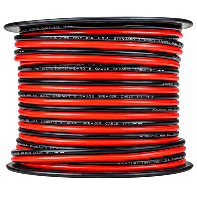 100FT 8AWG Speaker Cable (CABV-8-100 BLK)