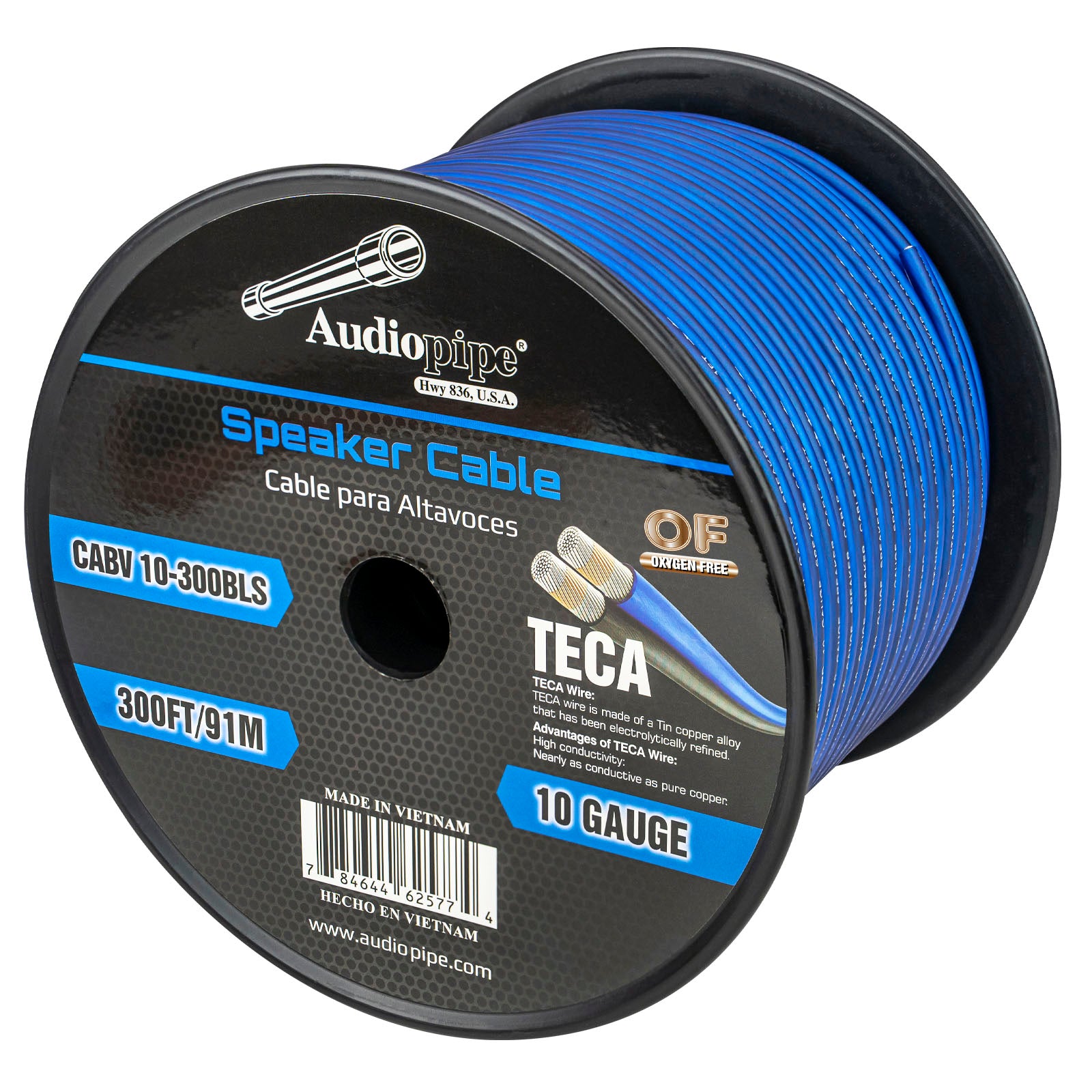 300FT 10AWG Speaker Cable (CABV-10-300-BLS)