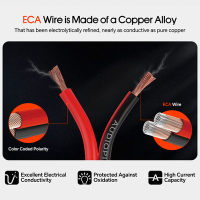 500FT 12AWG Speaker Cable (CABV-12-500BLK)