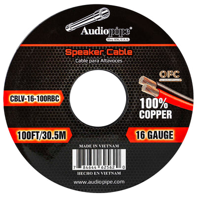 100FT 16AWG Speaker Cable (CBLV-16-100RBC)