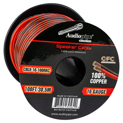 100FT 16AWG Speaker Cable (CBLV-16-100RBC)