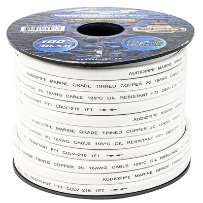 100FT 16AWG Speaker Cable with PVC Jacket (CBLV-216-100TCC)