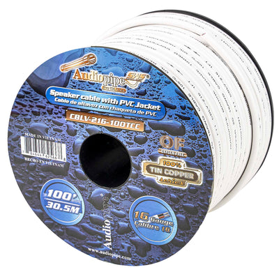 100FT 16AWG Speaker Cable with PVC Jacket (CBLV-216-100TCC)