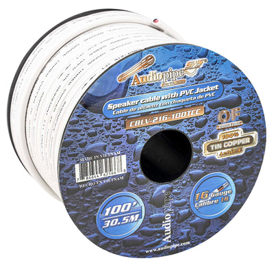 100FT 16AWG Speaker Cable with PVC Jacket (CBLV-216-100TCC)