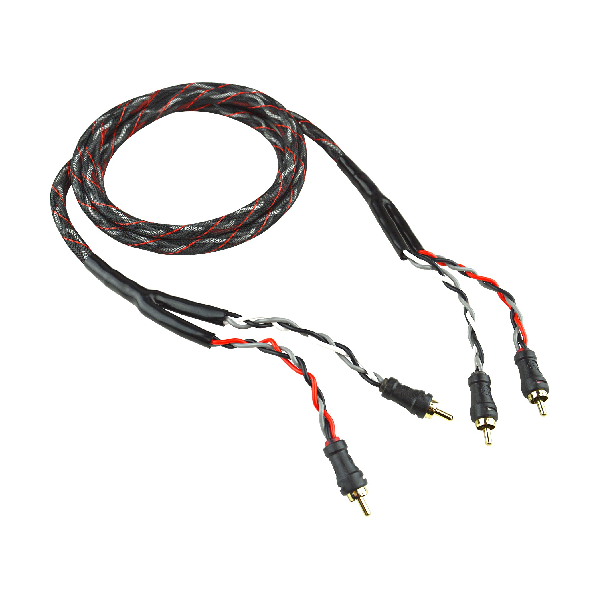 6' Competition Rated RCA Twisted Cable for Car Audio (CPP-TW6)