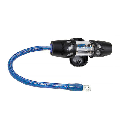 Heavy Duty AGU Fuse Holder with BLUE LED (CQ-7304P BLU)