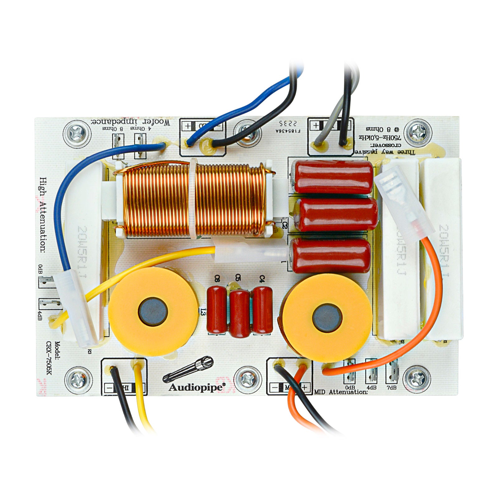 CRX-7505K 3-Way Crossover – Audiopipe