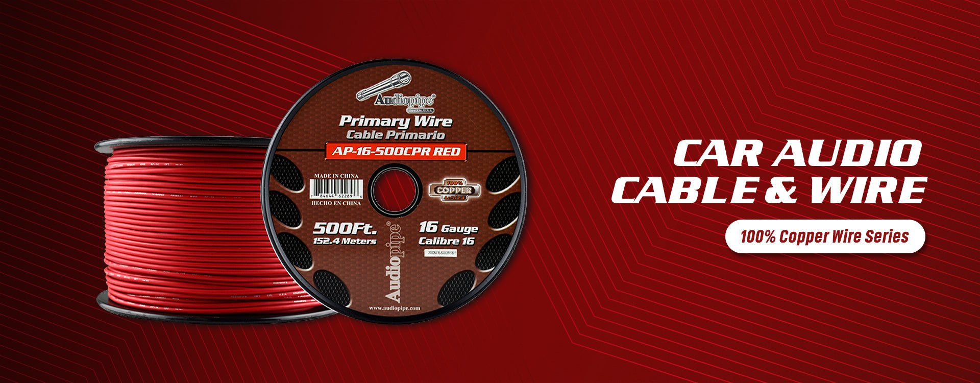 Car Audio Cables & Wires 100% Copper Wire Series