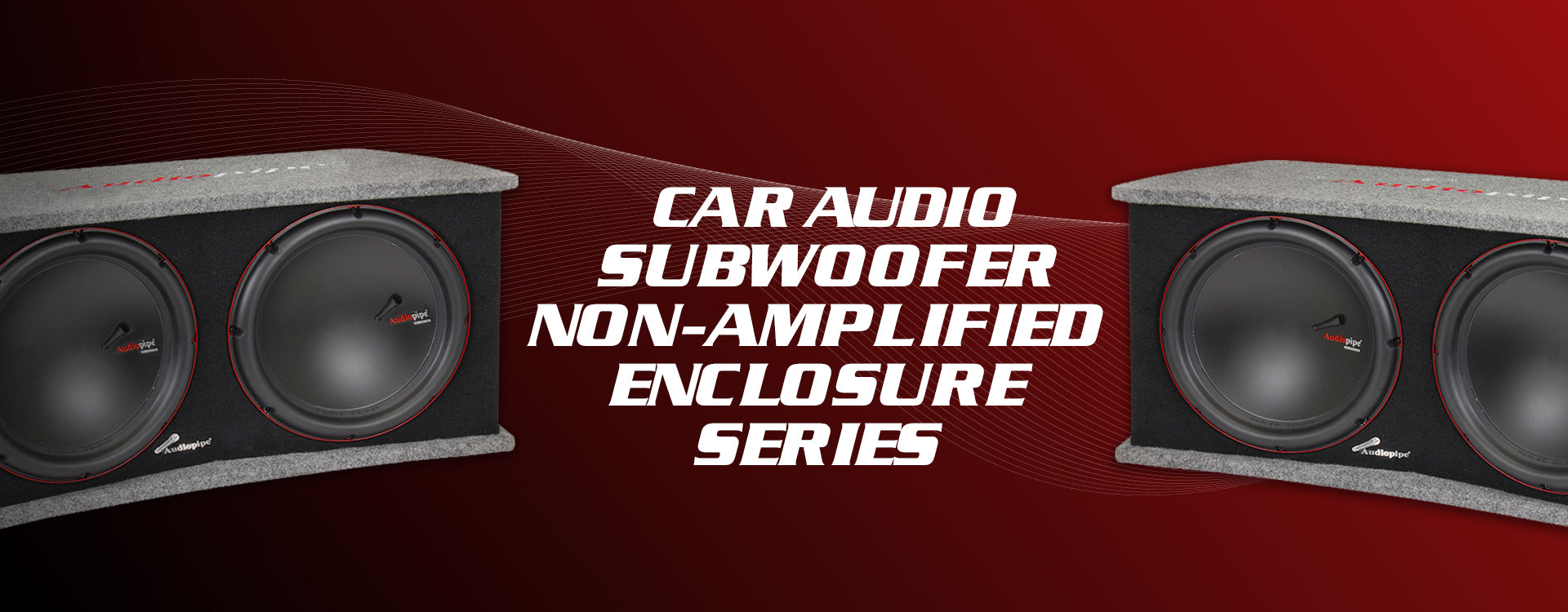 Car Audio Subwoofer Non-amplified Enclosures Series