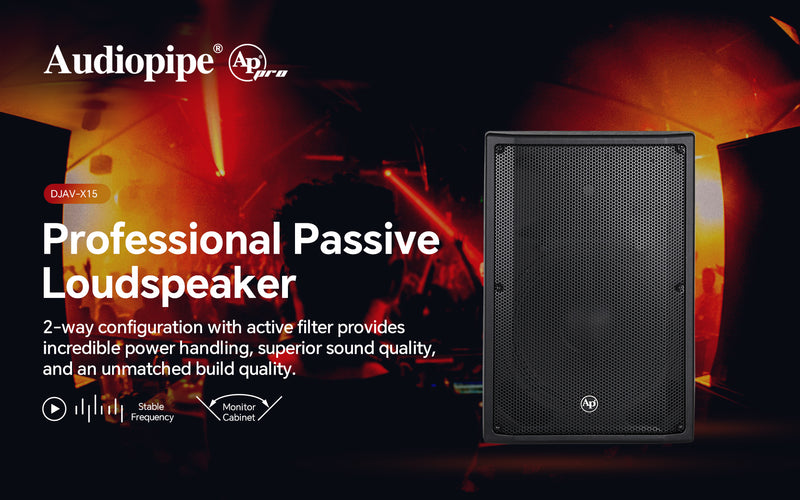 15” 2-Way Professional Passive Loudspeaker (DJAV-X15)