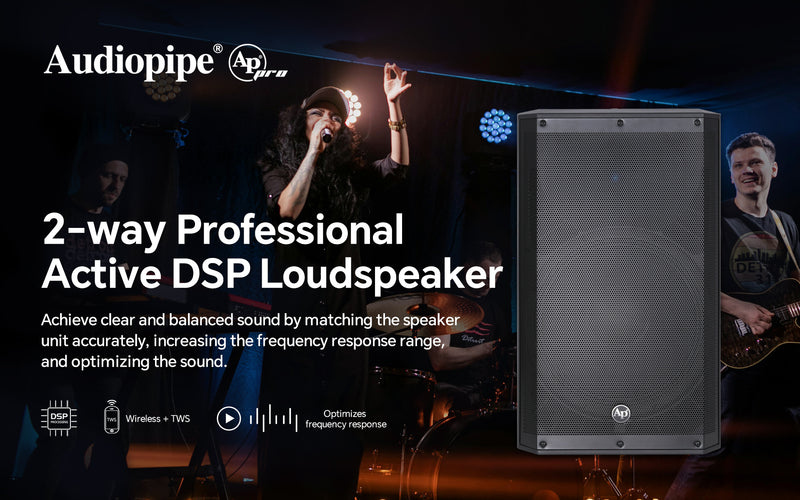 12" 2-Way Professional Active Loudspeaker ( DJPW-X12-DSP)