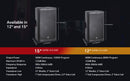 12" 2-Way Professional Active Loudspeaker ( DJPW-X12-DSP)