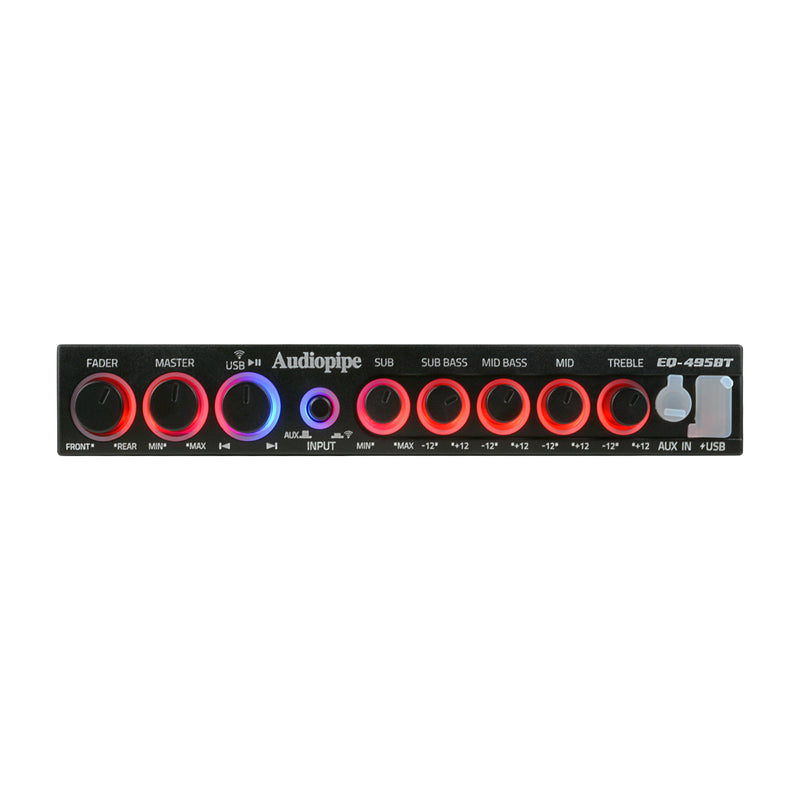 EQ-495BT - 4 Band Wireless Streaming Graphic Equalizer