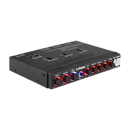 Audiopipe 4 Band Wireless Streaming Graphic Equalizer with USB and AUX (EQ-495BT)