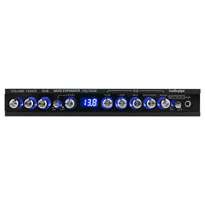 Audiopipe 5 Band Graphic Equalizer with 9 Volt RCA Output (EQ-515DXP)