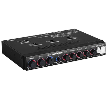 Audiopipe 4 Band Wireless Streaming Graphic Equalizer (EQ-595BT)