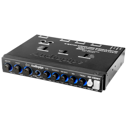 Audiopipe 4 Band Wireless Streaming Graphic Equalizer (EQ-595BT)